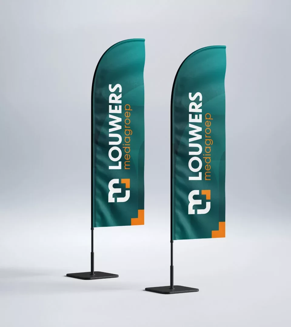 Louwers Mediagroep visuals beach flags