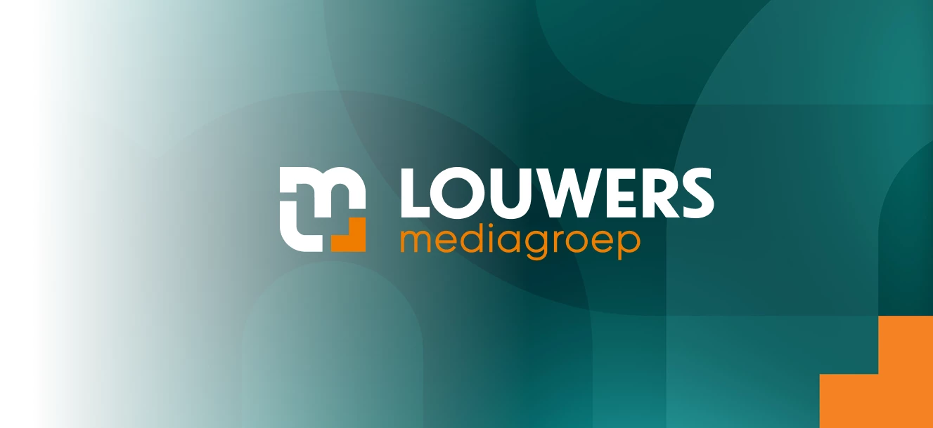 Louwers Mediagroep logo visual hero