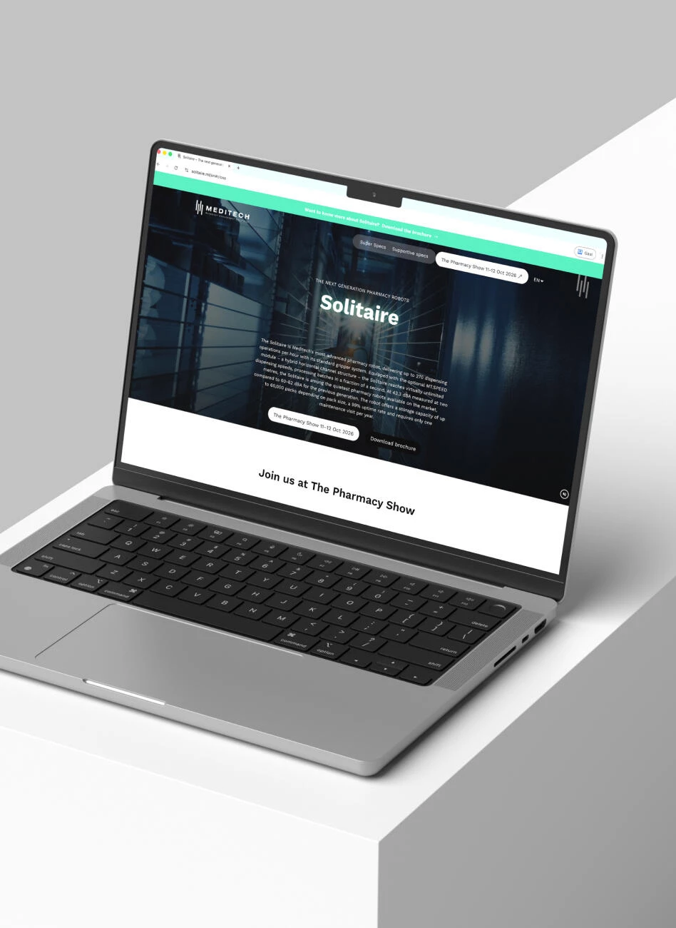 Meditech launch visual web page